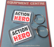 Action Hero Keyring