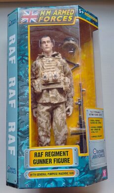 HM Armed Forces Boxed RAF Regiment Gunner in Desert DPM